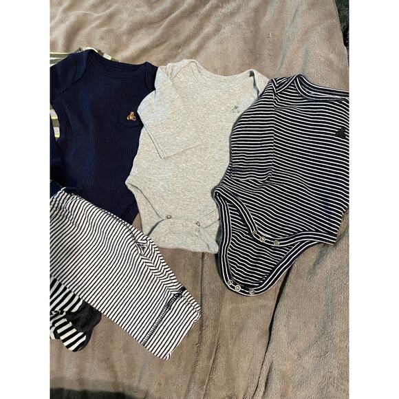 Bundle 0-3M Baby Clothes Neutral Unisex Layering Cotton Baby Gap 7 - Picture 3 of 4
